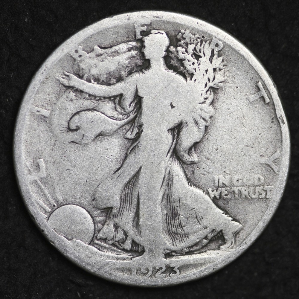 ** 1923-S Walking Liberty Silver Half Dollar FREE SHIPPING!