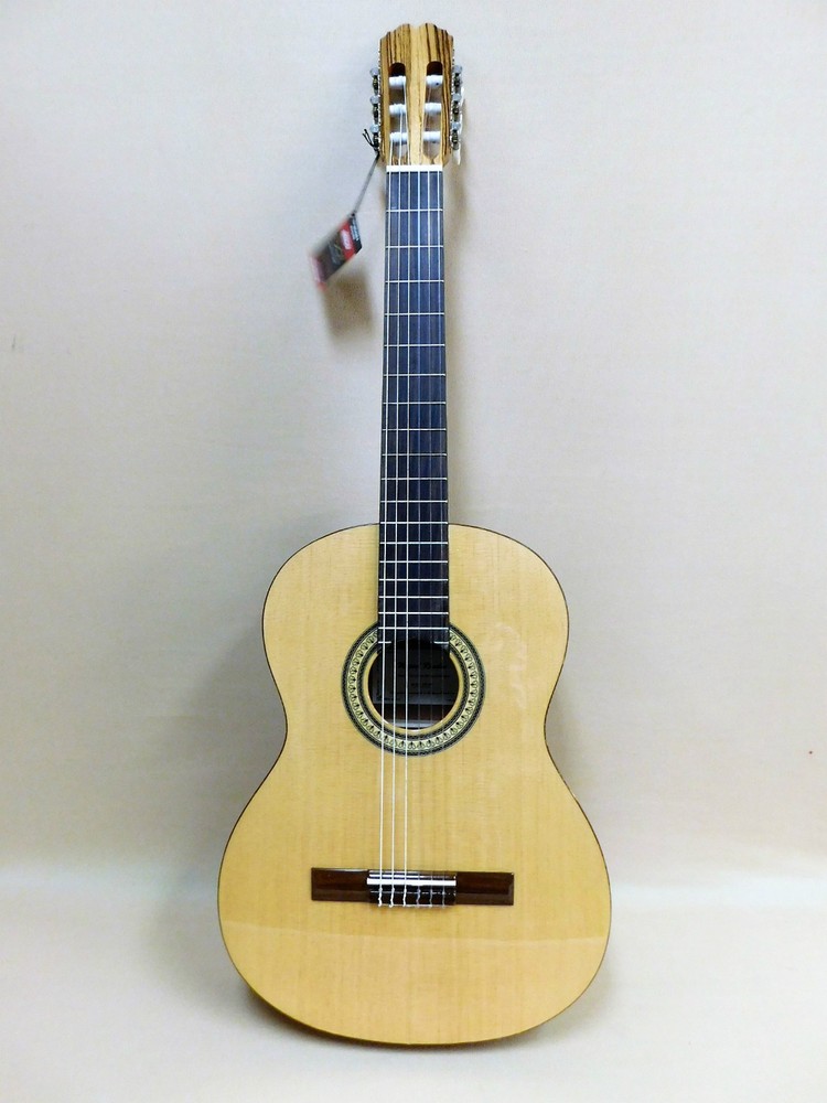 Miguel Rosales Model 9 Solid Top "Tan Shell" Classical Guitar + Gig Bag &Strings