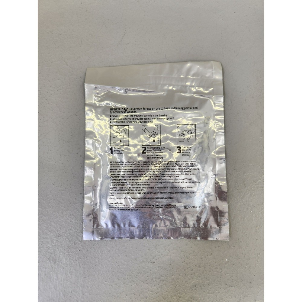 Medline Maxorb II Ag Opticell Ag Silver Wound Dressing Bundle 6ct Multi