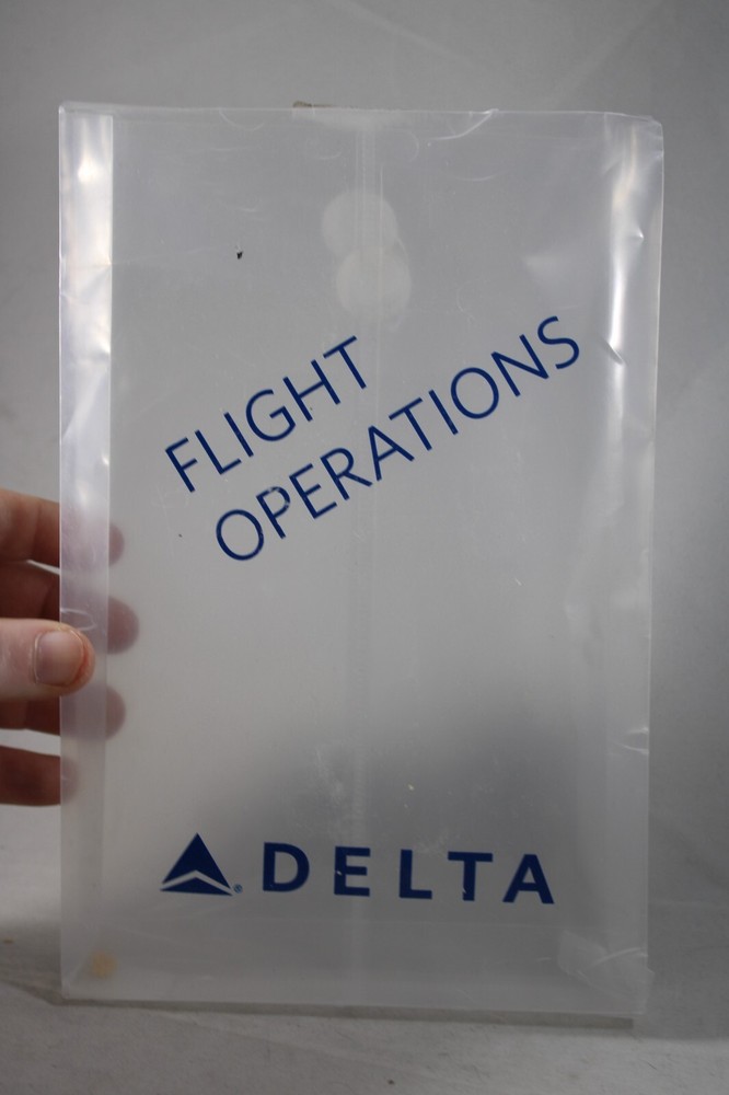 Delta Airlines - Flight Operations Bag - Storage - Hook Loop Folder