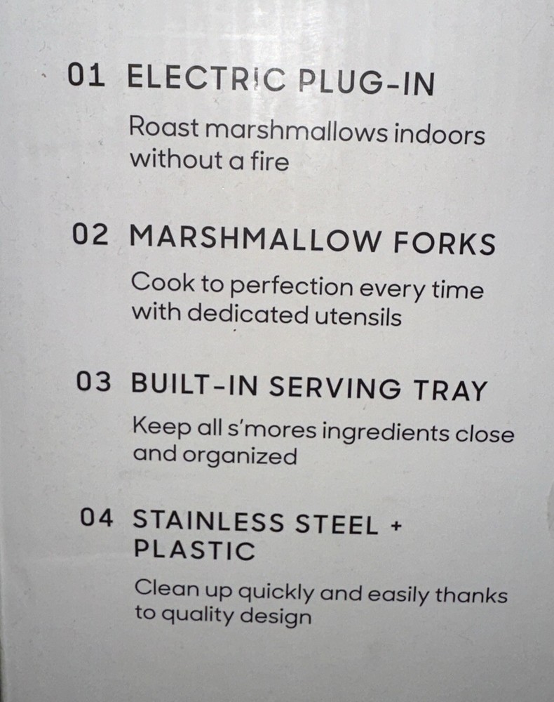 Sharper Image Electric Tabletop S'mores Maker - Gray