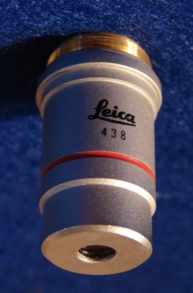 Leica ACHRO 438 Microscope Objective 4x 0.10 NA ∞/0.17