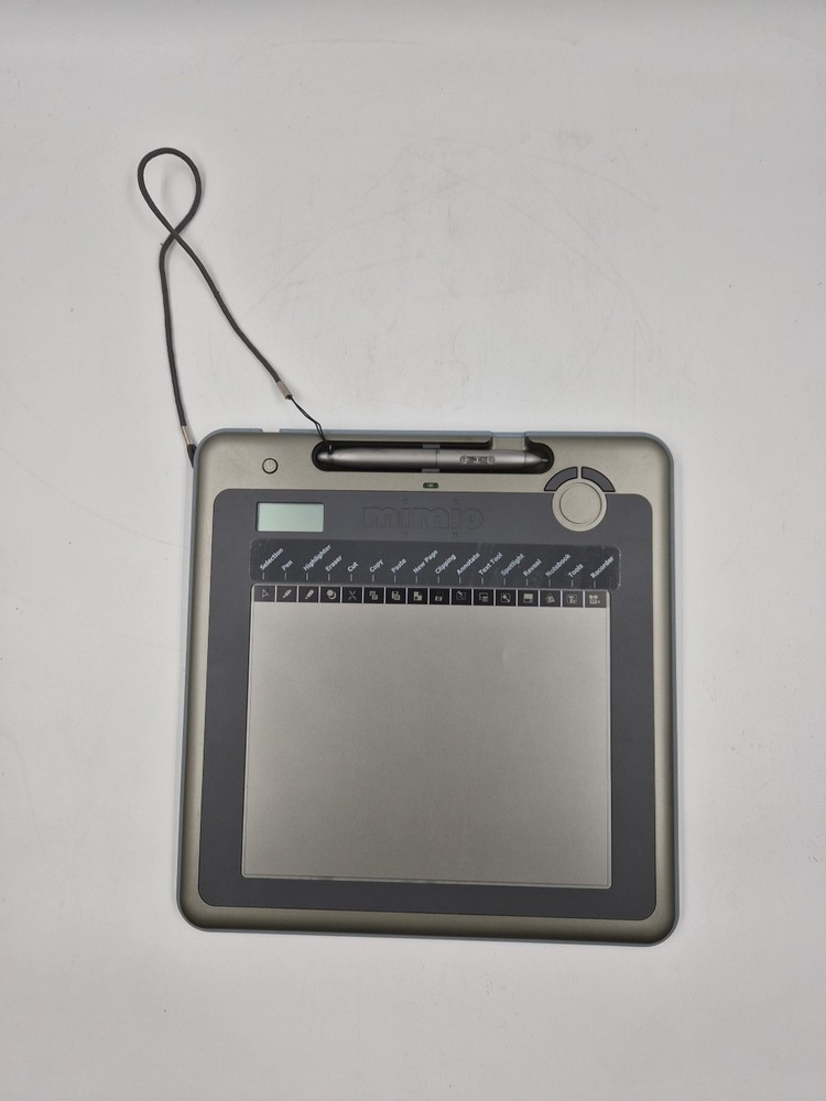 Mimio Pad RCK-M01 Wireless Interactive Graphic Pen Tablet Grey Write Draw Copy