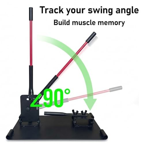 Golf Alignment Sticks and Angle Holder Set with Two Angle Holders, Works black