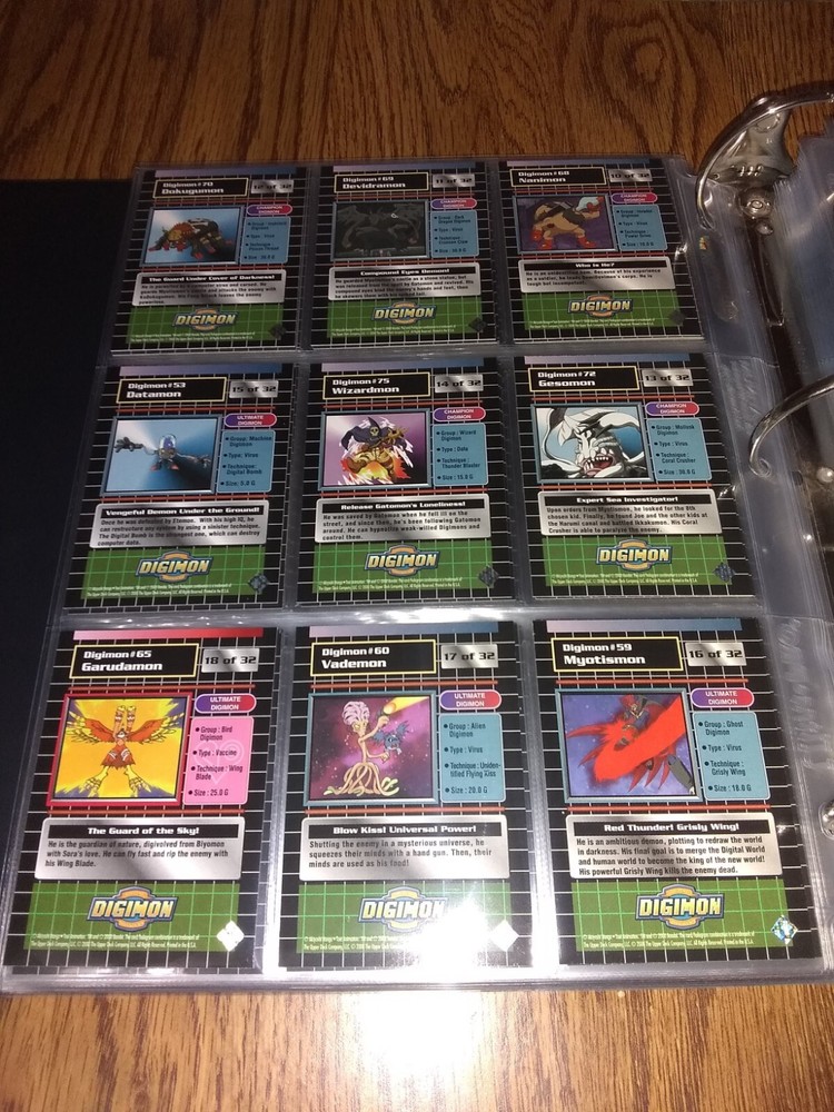 2000 Upper Deck Digimon Series 2 Complete Base Set (32) Mint