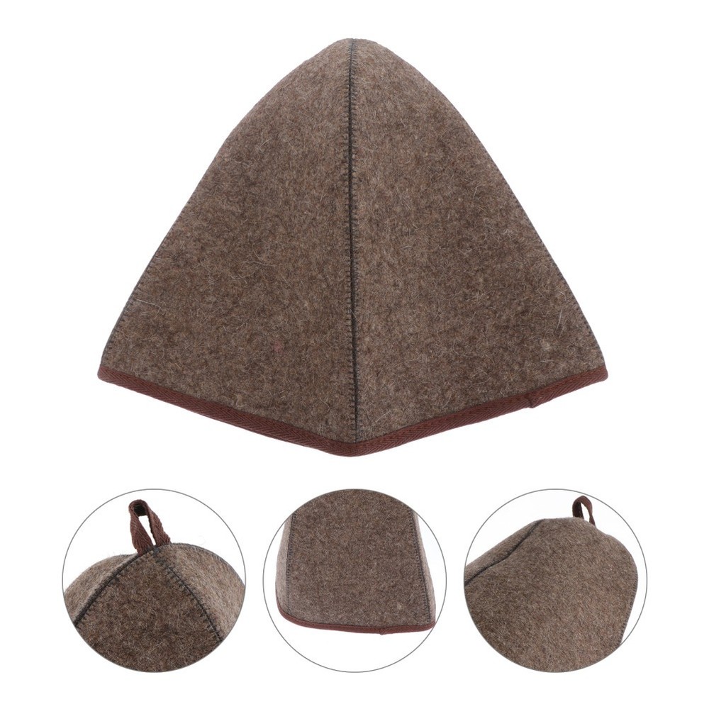 Wool sauna accessories Hat Sauna Hat for Men Wool Felt Bath