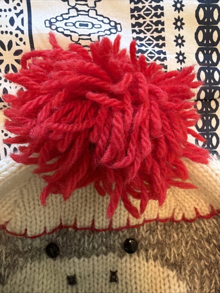 Sock Monkey Helmet Cover deLux
