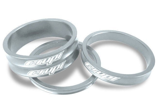 CRUPI BMX THREADLESS HEADSET SPACER 1"1/8TH SILVER