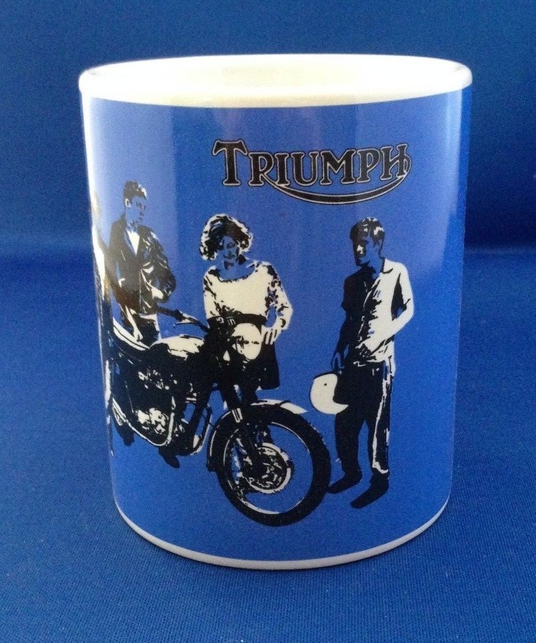 GENUINE TRIUMPH TEE PRINT MUG BLUE - MMUS14234