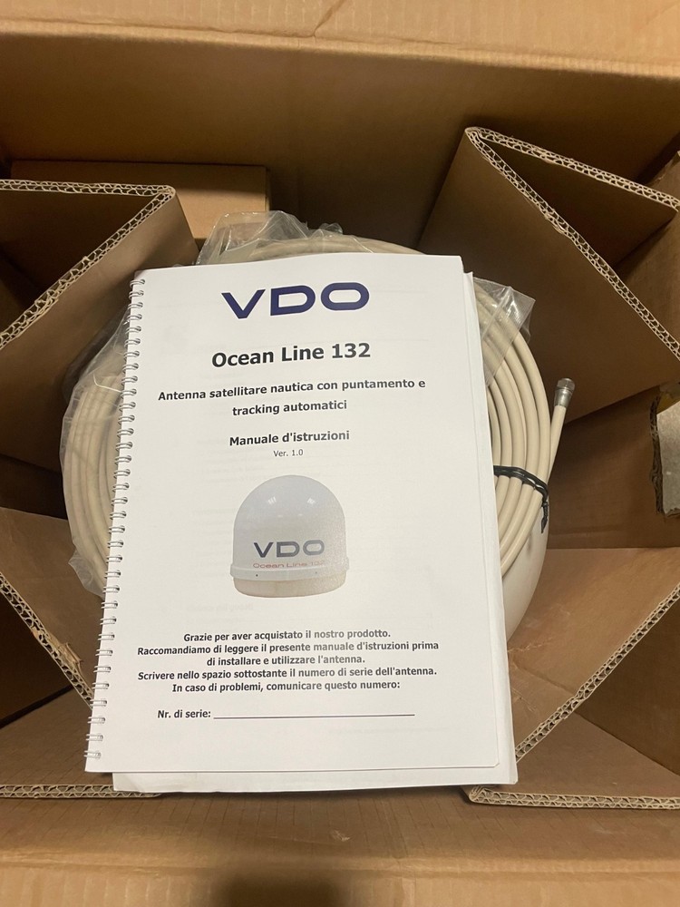 VDO Ocean Line 132 Marine Satellite Antenna System – Automatic Tracking