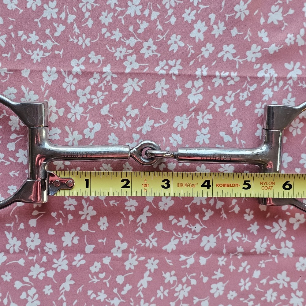 Robart Pinchless Bit Offset D Ring Snaffle Horse