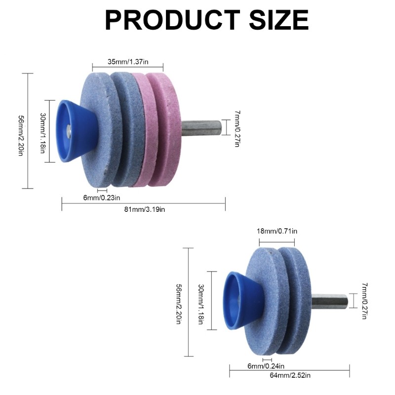 Efficient Lawnmower Grinding Drill Cuts Sharpener Tool for Sharpening Dull