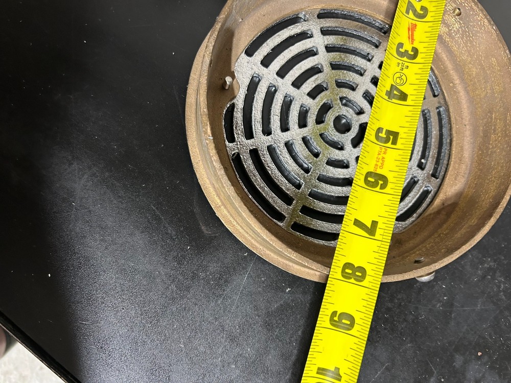 FLOOR DRAIN CHROME PLATED BRONZE