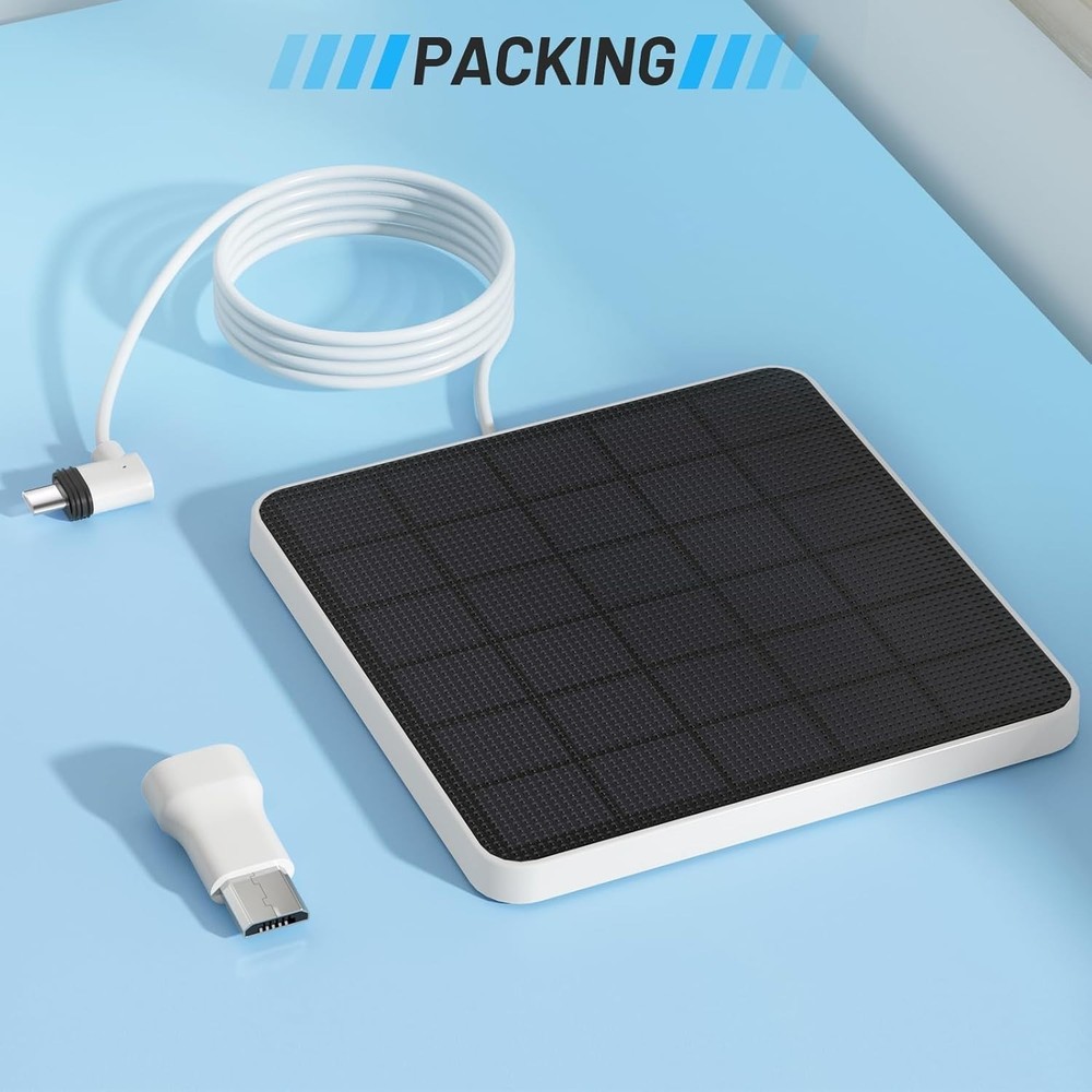 4W Solar Panel Compatible with Eufy Security Solocam S340,Replace the 2