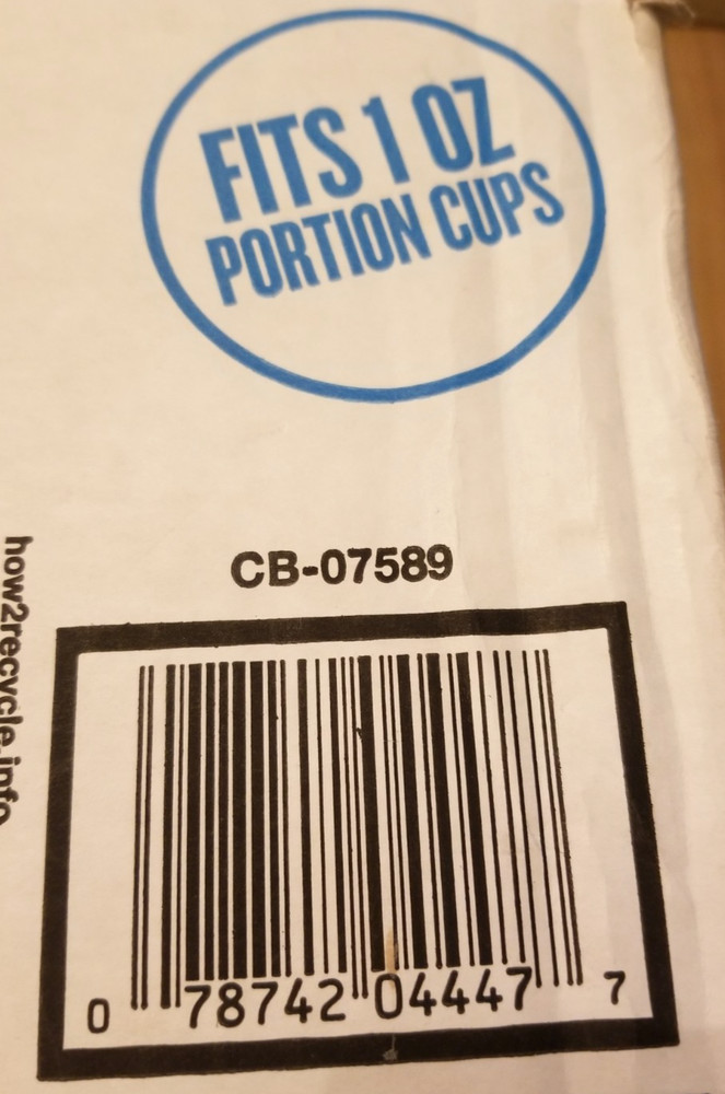 Member's Mark Clear Portion Translucent Container Lids 1 oz., 2,500 Ct.