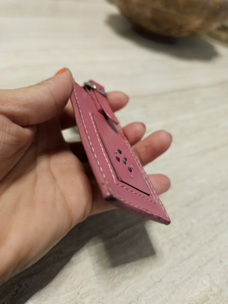 SWAROVSKI LUGGAGE TAG Pink
