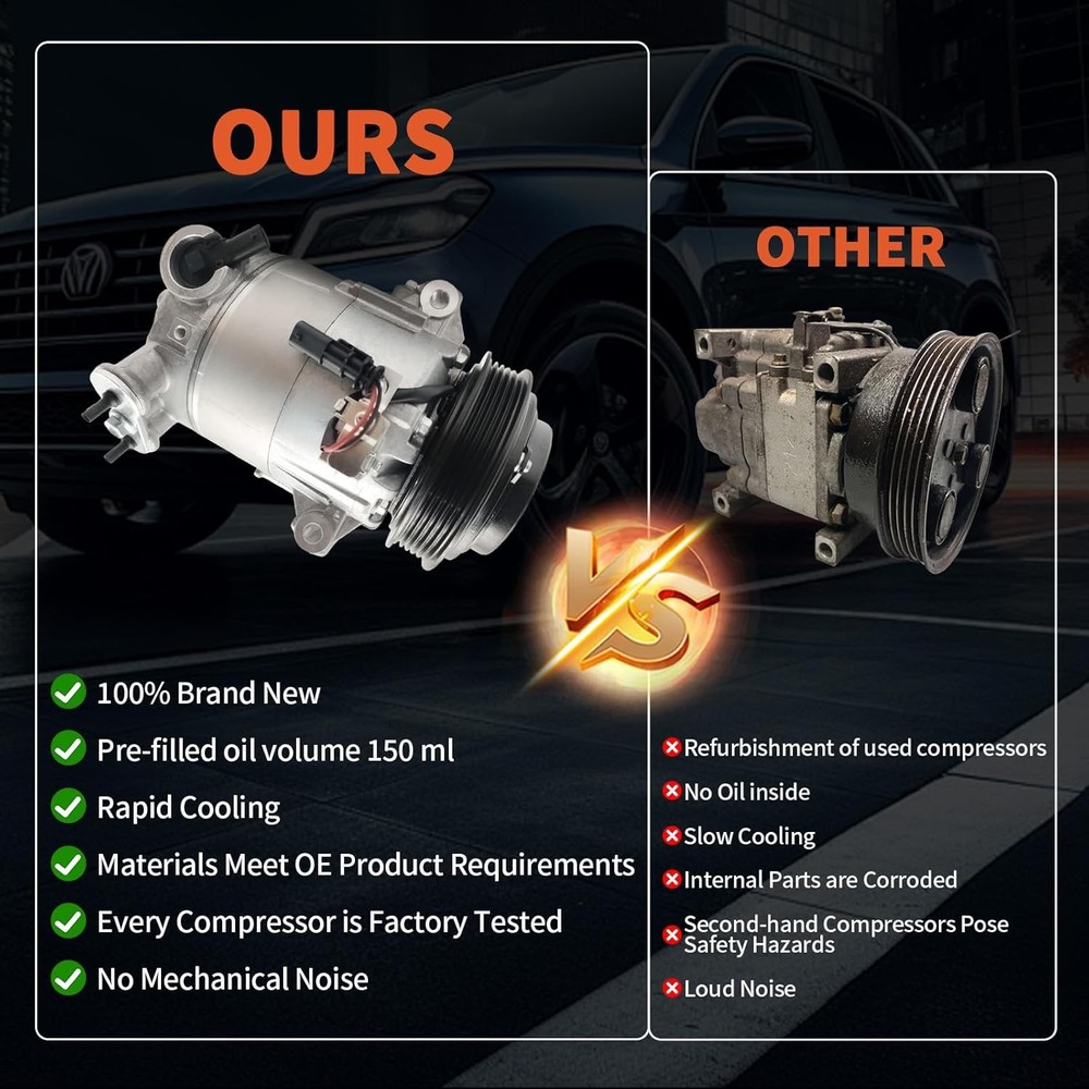 Air Conditioning Compressor Engine Cooling