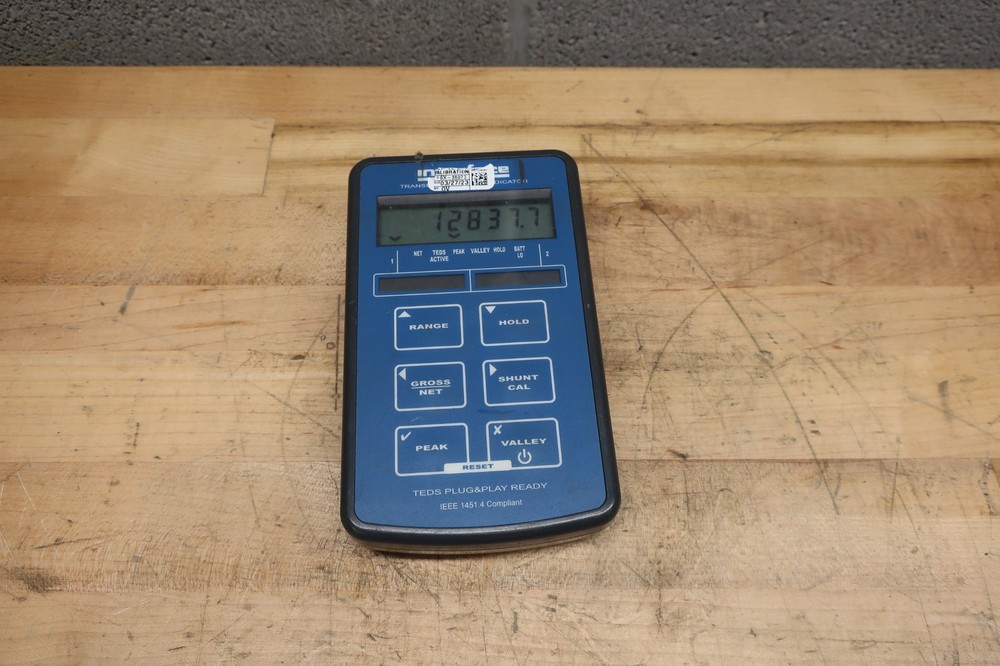 Interface 9320-1 TEDS Handheld Transducer Digital Indicator Load Cell