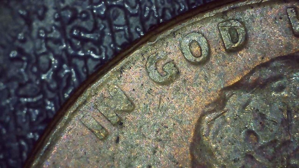 1980 Lincoln Penny error misaligned die, missing details