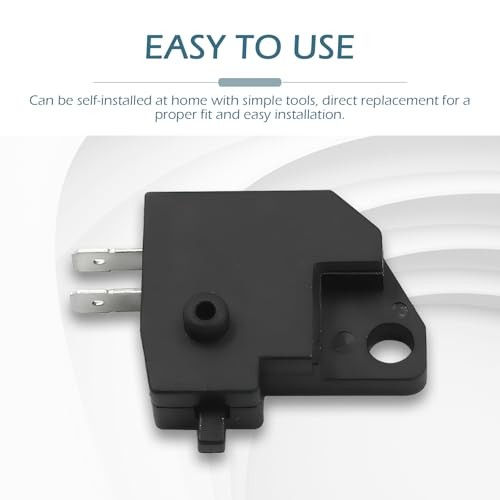 2 PCS Motorcycle Left/Right Brake Light Switch, Plunger Manual Operation Disc