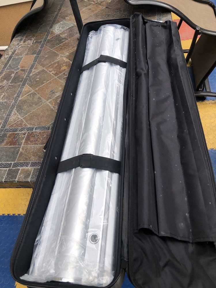 Retractable Banner Stand Inside Size39” Lx11” Wx3”