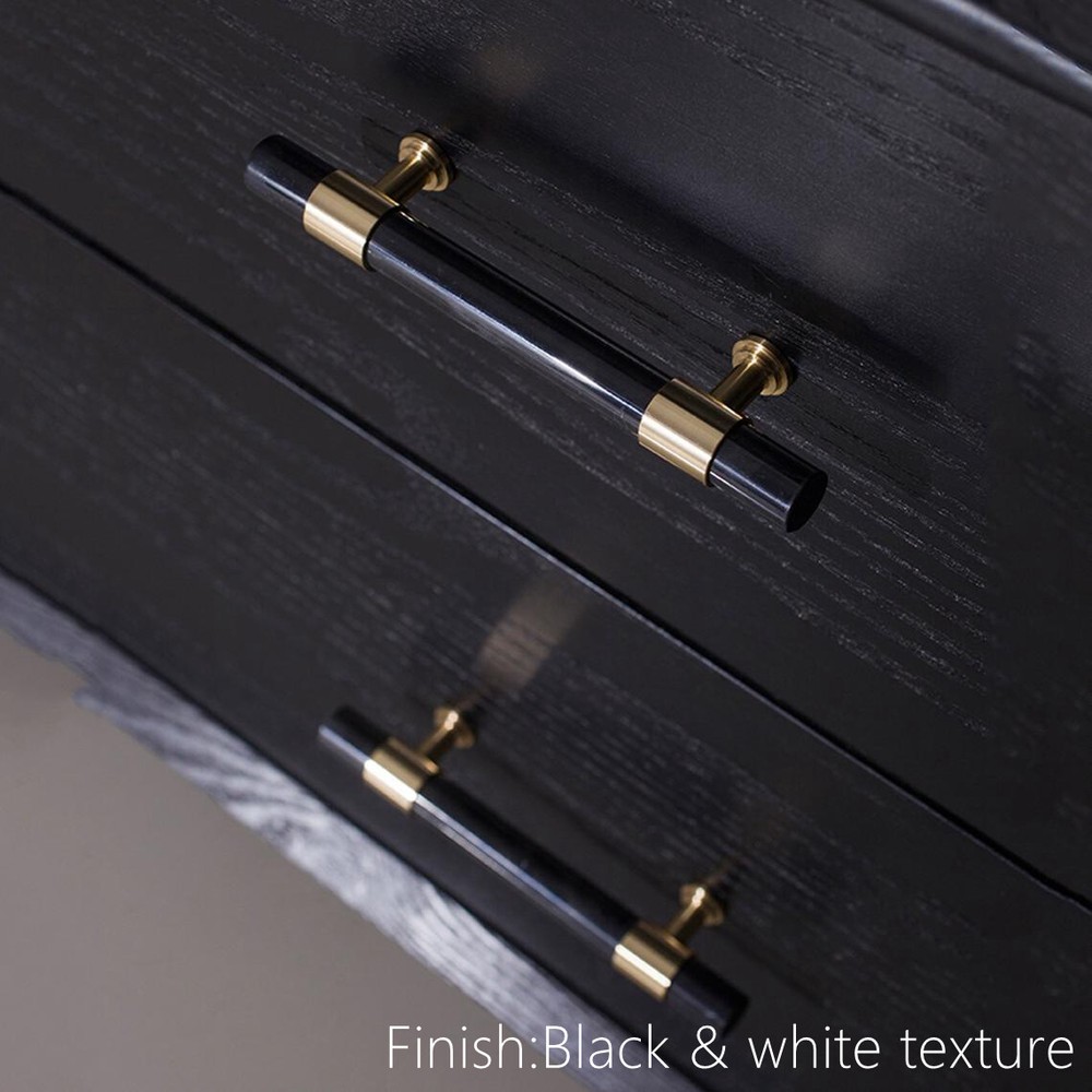 3.78" 5" Pink crystal stone Drawer Pulls natural marble Cabinet Handle Pulls