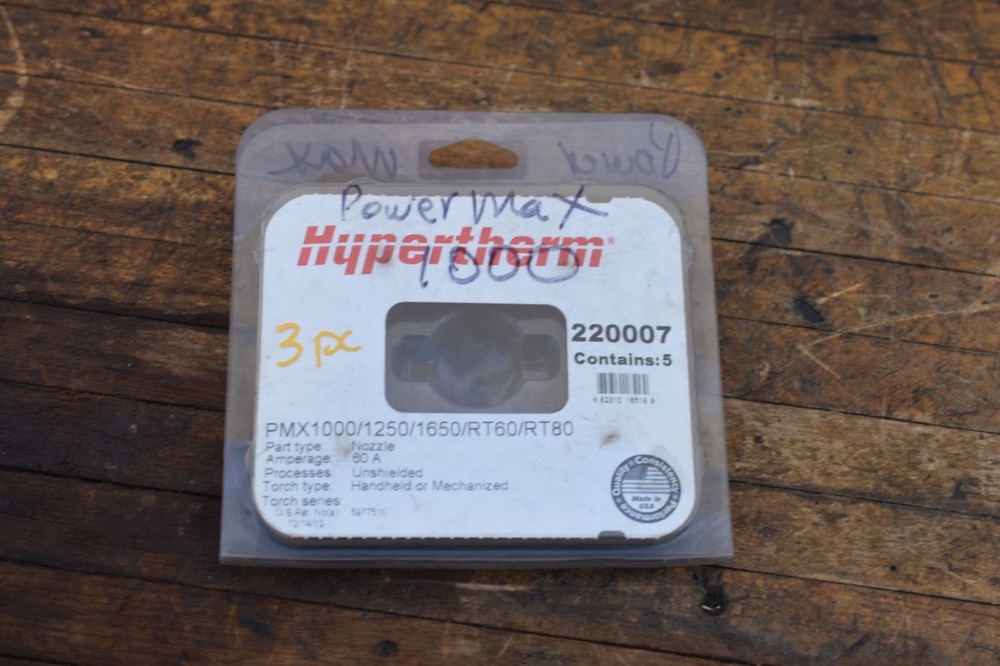 Hypertherm 220007 Extended Nozzle-3pc