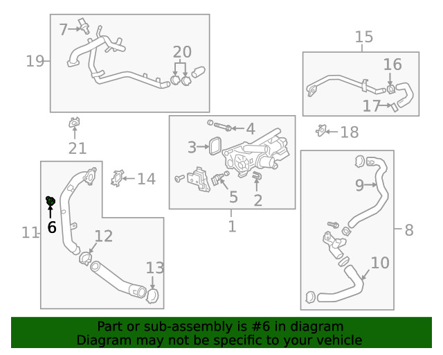Genuine GM Engine Coolant Temperature Sensor 55488246