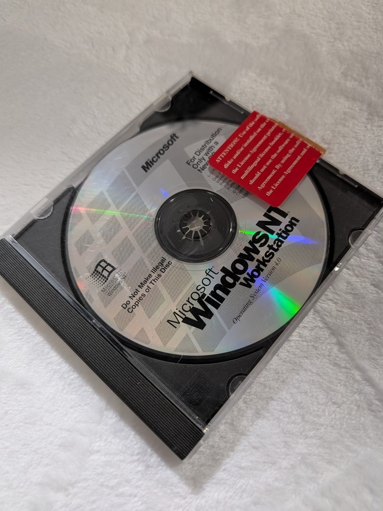 Microsoft Windows NT Workstation 4.0, & Microsoft Office Professional (2 Discs)