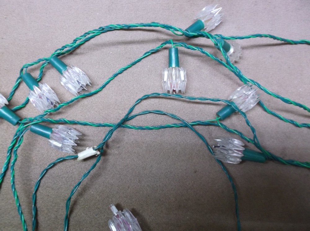 DECORATIVE CHRISTMAS X-MAS TREE MULTI COLORED LIGHT STRING 20 FOOT