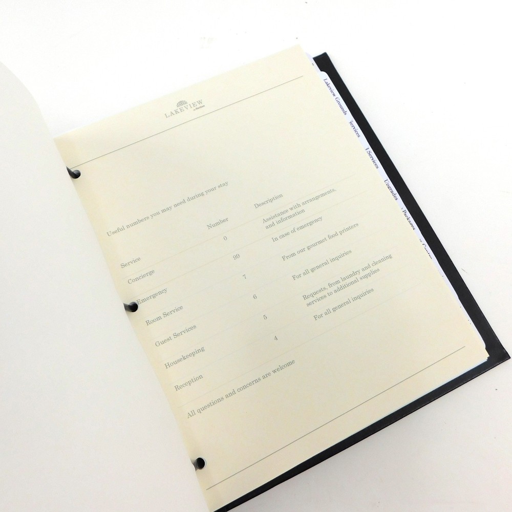 UPLOAD Lakeview Binder Original Prop (2-5726)