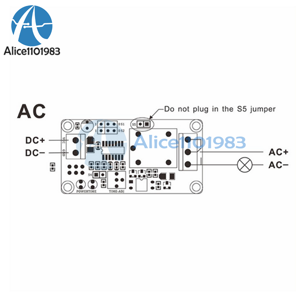 DC 12V Delay Relay Delay Turn on/Delay Turn off Timer Timing Switch Module