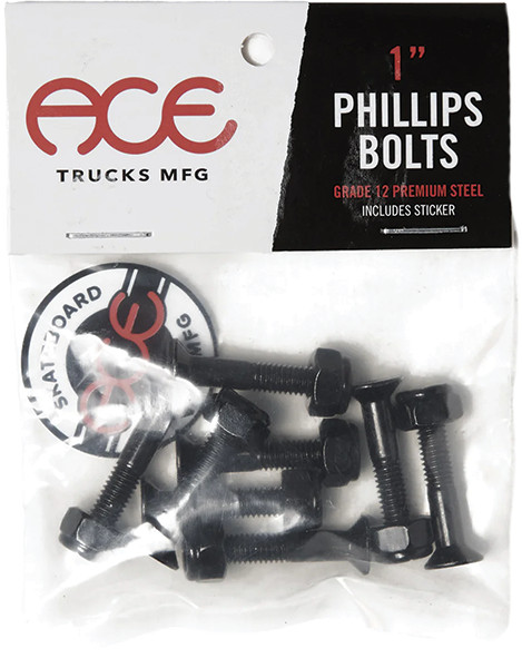 ACE 1" PHILLIPS HARDWARE SET BLACK