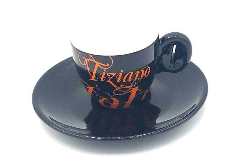 Espresso Cup Black Ceramic by Bristot