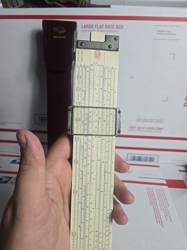 Post 1460 Versalog Slide Rule + Case