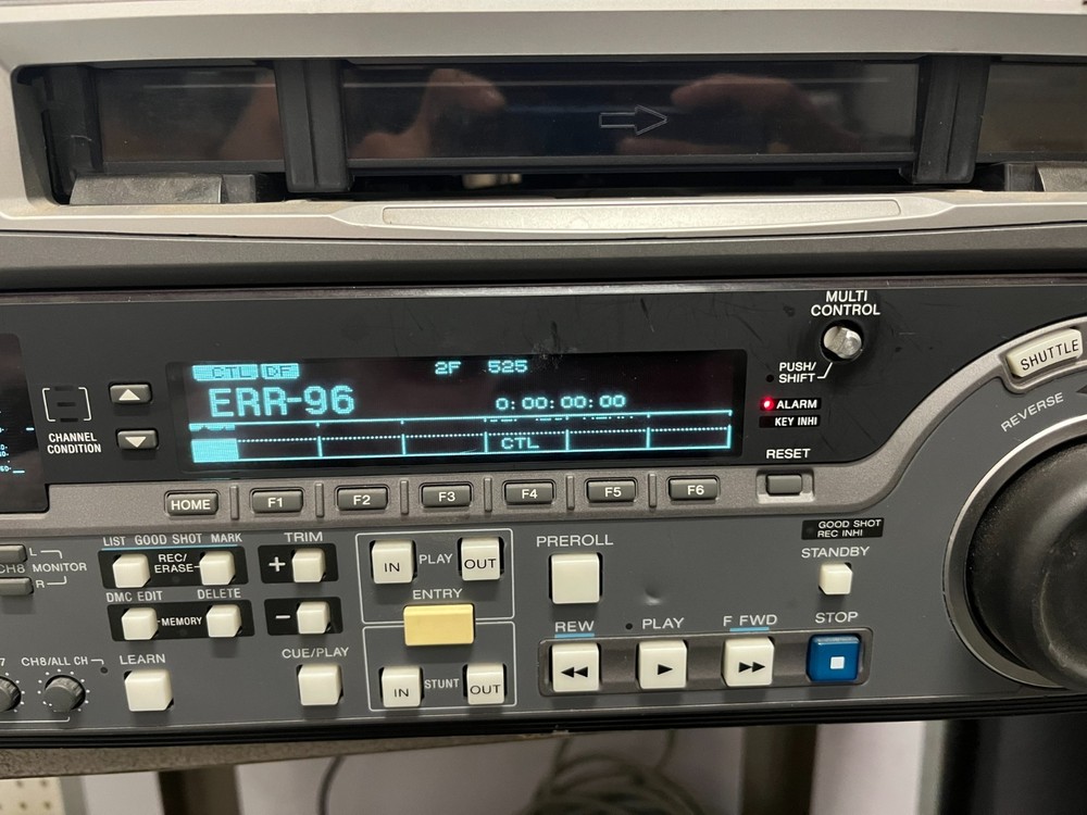 Sony MSW-M2100 MPEG IMX Digital Videocassette Player + Edit Panel - ERR-96 AS-IS