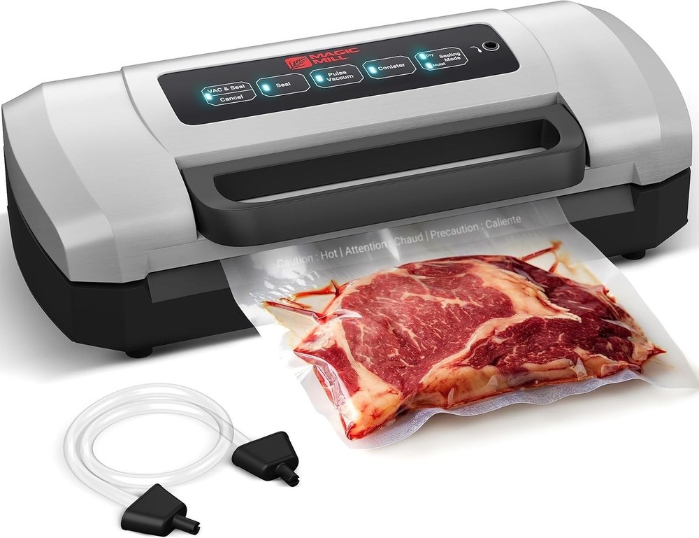 Magic Mill MVS-2010 Vacuum Sealer Machine With Patent Handle  (Open Box)