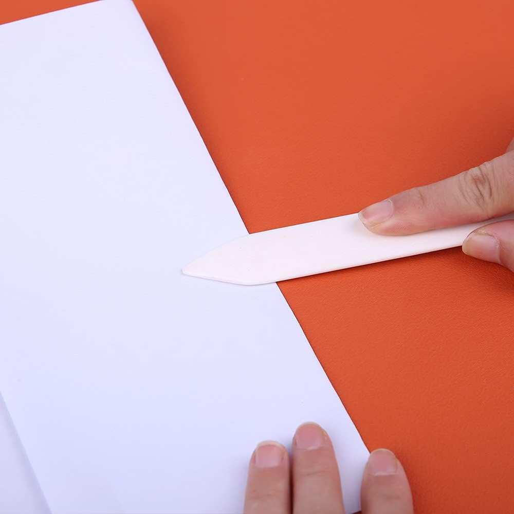 8 PCS Bone Folder Tool, Plastic Bone Folder Paper Creaser Set Scoring Tool for P