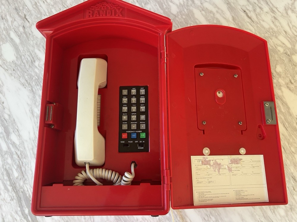 WORKING Vintage Fire Alarm Box Phone