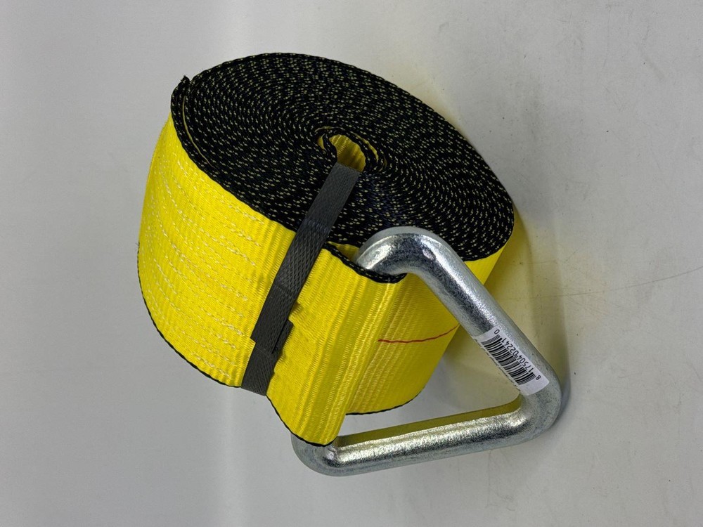 4"X30' Winch Strap with D Ring 2 Pack