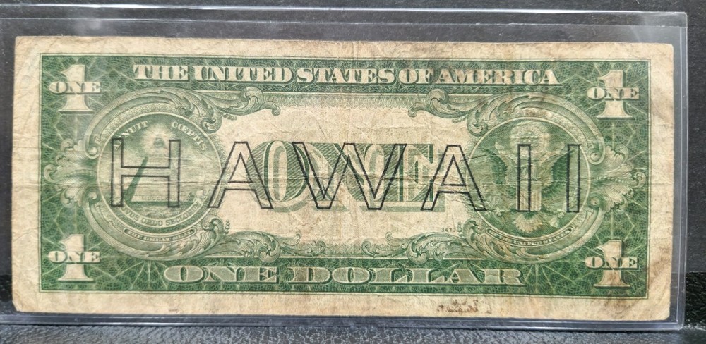 1935 A $1 Silver Certificate Hawaii Note #1114