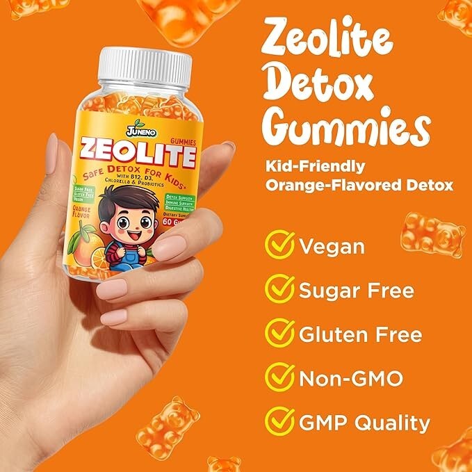 Juneno Zeolite Kids Detox Gummies