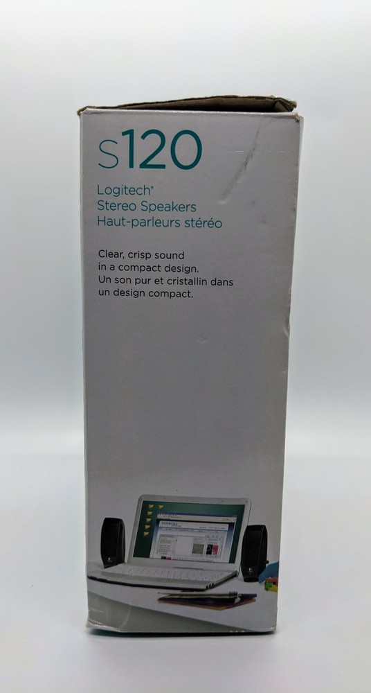 Logitech S-120 Desktop Speaker System Black