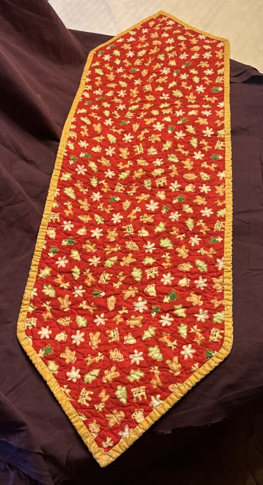 Reversible Table Runner - Fall and Christmas - 40"