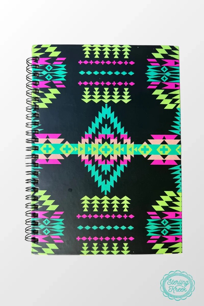 AZTEC ~ WIRE BOUND ~ HARDCOVER ~ JOURNAL & PEN ~ SET