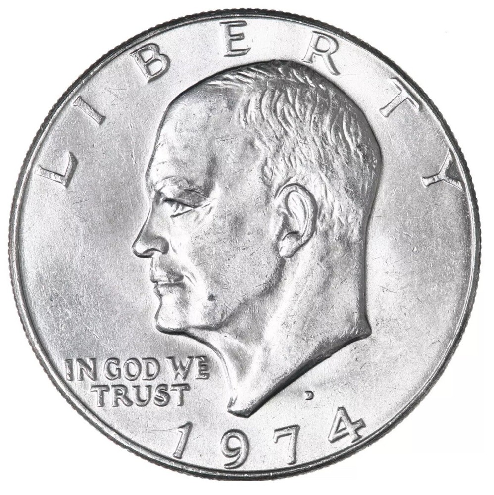 1974 D “IKE” Eisenhower BU Dollar