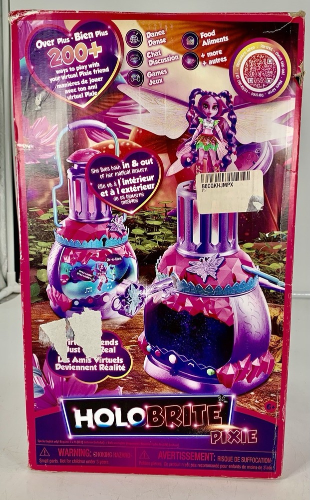HOLOBRITE Pixie Lantern, Virtual Dancing and Games, Includes 5-inch Pixie Doll