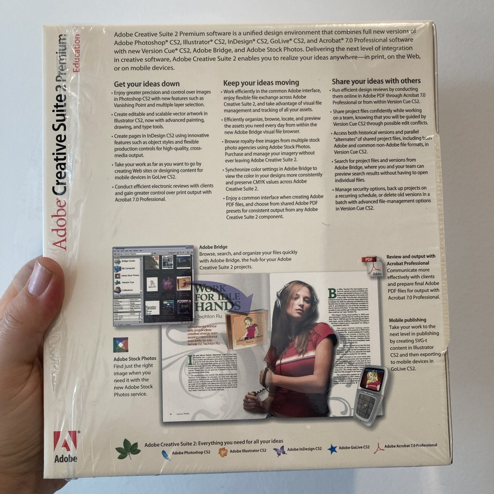 Adobe CS2 Creative Suite 2 Premium Education Version - Windows OS Version