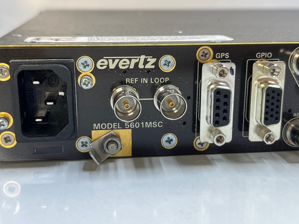 Evertz 5601MSC Master SPG/Master Clock System (Without Front End)