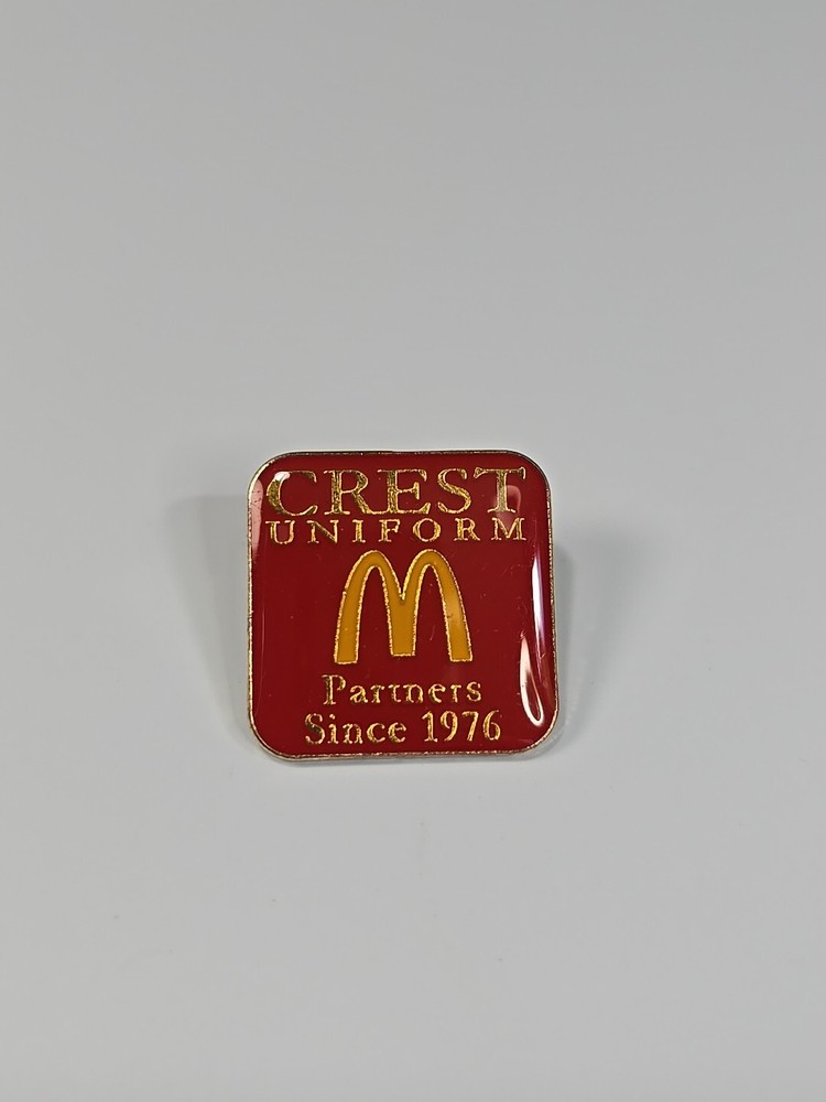 Crest Uniform McDonalds Partners Since 1976 Lapel Pin